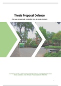 Thesis Proposal Defence 