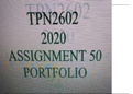 Tpn2602 Portfolio 2020 