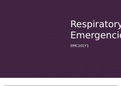 Respiratory emergencies 