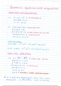 Matric Maths Paper 1 entire syllabus 