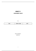 MNM3713 Portfolio Assessment Essay answers