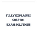 AMAZING! COS3721 Exam Solutions (2016/06 - 2019/06)