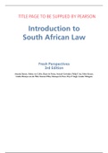 ILW1501 - Introduction to South African Law