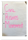 Civil Rights Movements 