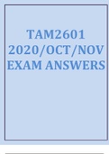 TAM2601 2020 EXAM: TEACHER AS MANAGER