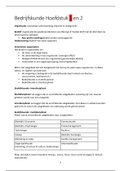 Bedrijfskunde Integraal 3de druk Noordhoff - Samenvatting Hoofdstuk 1 t/m 8