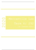 Mercantile Law 292: term 4 notes