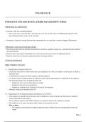 Business Studies Insurance Notes 
