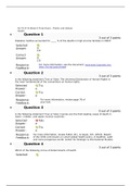HLTH 3115 Final Exam Week 6 - Questions and Answers