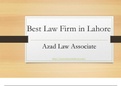 Leading Law Firm in Lahore - Get Services By Best Law Firms in Lahore