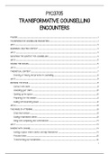Transformative Counselling Encounters summaries