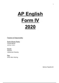 AP English Syllabus (Grade 11)