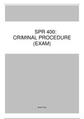 SPR 400: Criminal Procedure Law (Exam Notes) (2020) 