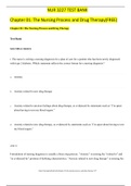 NUR 3227 Nursing School Test Bank; Chapter 1 to Chapter 20, Complete questions $ answers.