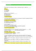 BIO 105 final exam test questions with well shown answers new docs 2020 