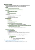 Critical Care exam 3 review sheet