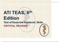 ATI TEAS, 6TH EDITION (TEST OF ESSENTIAL ACADEMIC SKILLS)