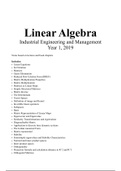 Samenvatting Linear Algebra