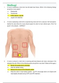 Med Surg 1 Questions And Answers (100% Correct)