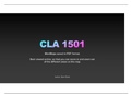 CLA1501 - MindMap Summary
