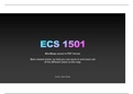 ECS1501 - MindMap Summary