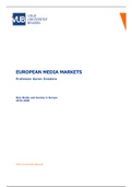 Master New Media and Society in Europe semester 2