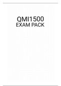QMI1500  EXAMPACK 2021