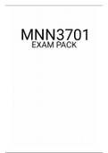 MNN3701 EXAM PACK 2021