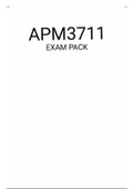 APM3711 EXAM PACK 2021