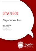 FAC1601 Exam Pack 2021
