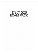 DSC1520 EXAM PACK AND SUMMARY 2021