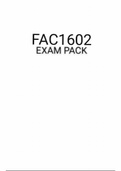 FAC1602 EXAM PACK 2021