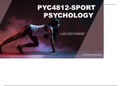 2021 PYC4812 UPDATED SUMMARY (Sport Psychology Flash card summary)