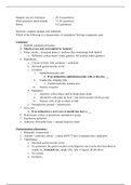 Bio 121 Class notes and Exam 3 Study Guide