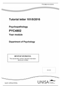 PSYCHOPATHOLOGY STUDY GUIDE 2021:FOCUS POINTS, MULTIPLE CHOICES QUESTIONS & REFERENCES GUIDE
