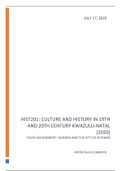  CULTURE AND HISTORY IN  THE 19TH AND early to mid   20TH CENTURY KWAZULU-NATAL : GENDER AND THE CITY OF DURBAN