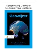 Aardrijkskunde Samenvatting Geowijzer 3e druk - Volledige boek