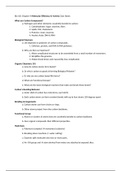 BIO 101 Chapter 4 Class Notes {Molecular Efficiency & Variety}