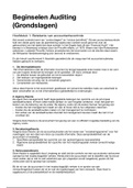Samenvatting Grondslagen van Auditing en Assurance, ISBN: 9789001903190  Auditing Beginselen (AUDB)