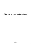 Chromosomes and meiosis