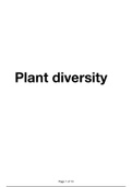Plant diversity and Animal diversity
