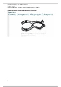Genetics Brooker summary chapter 6 - Genetic linkage and mapping in eukaryotes