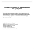 Psychologische gespreksvoering Een basis voor hulpverlening - Lang en van der Molen - 18e druk