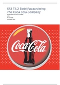 FA3 Bedrijfswaardering The Coca Cola Company