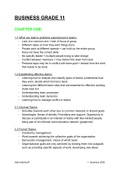 Grade 11 Business Notes (NSC Business Studies - IEB)