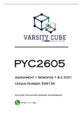 PYC2605 Assignment 1 Semester 1 & 2 2021 