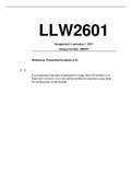 LLW2601 Assignment 2 semester 1 2021