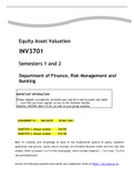 INV3701 Assignment 1 & 2 Semester 1 & 2 2021 (Bundle)