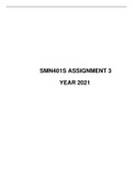 SMN401S ASSIGNMENT NO.3 SOLUTIONS YEAR 2021