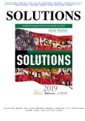 Solutions Manual for South Western Federal Taxation 2019 Individual Income Taxes 42nd Edition Young